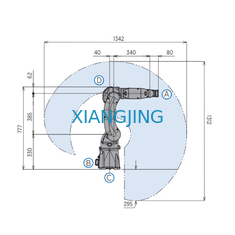 Robot Arm Used Yaskawa Robot 6 Axis Palletizer Machine With Pallets