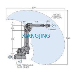 6 Axis Used Yaskawa Robot Arm With Gripper Payload For 180kg Industrial Robot