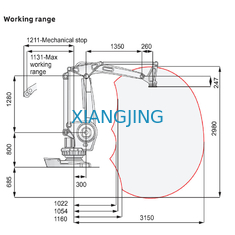 IRB 660 Paper Roll Fork Lift Used Industrial Robots With Manipulator