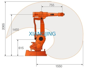 Used ABB polishing robotic IRB 2400 robot  arm with 6 axis industrial working robots