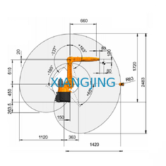KR 10 R1420 Used Industrial Robot 6 Axis With Mig Welding Machine