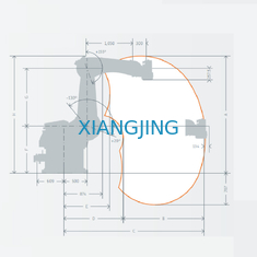 KR 470 PA Used Kuka Robot Robot Palletizing 6 Axis With Payload 470kg