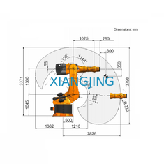6 Axis Used Kuka Robot Industrial With 600 Kg Rated Payload