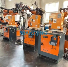 KR 60-3 6 Axis Used Kuka Robot With Spot Welding Equipment 2033cm