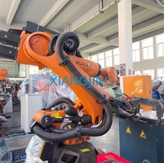KR 60-3 6 Axis Used Kuka Robot With Spot Welding Equipment 2033cm